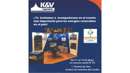 K&V Ingeniería presente en el 5° Encuentro y feria renovables LATAM