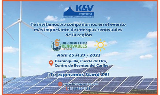 K&V Engineering present at the 6th LATAM Renewables Meeting and Trade Show